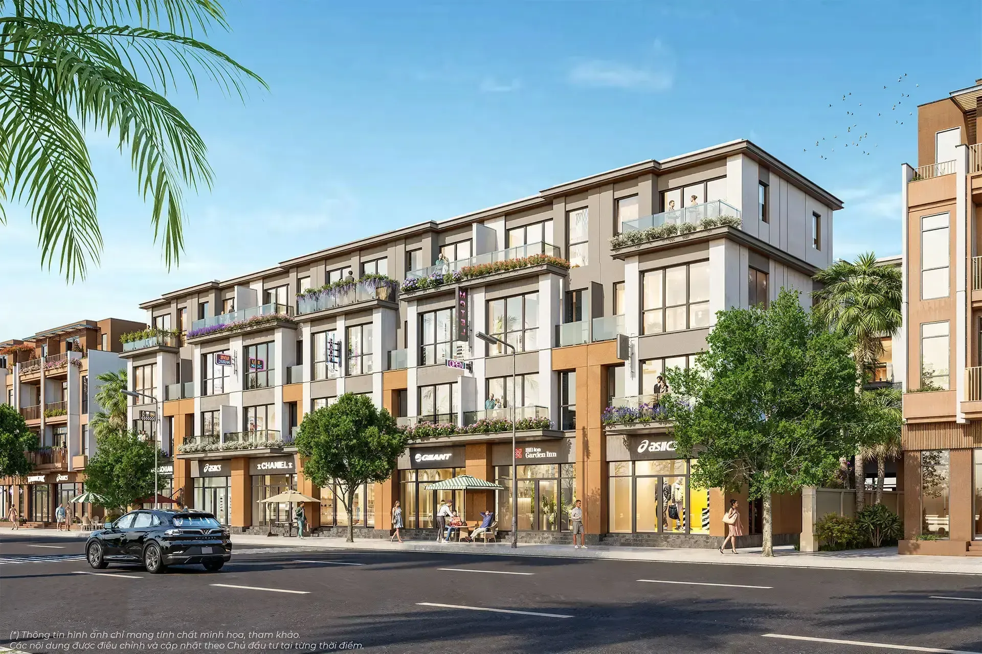 Phối cảnh liền kề dự án Vinhomes Global Sportia