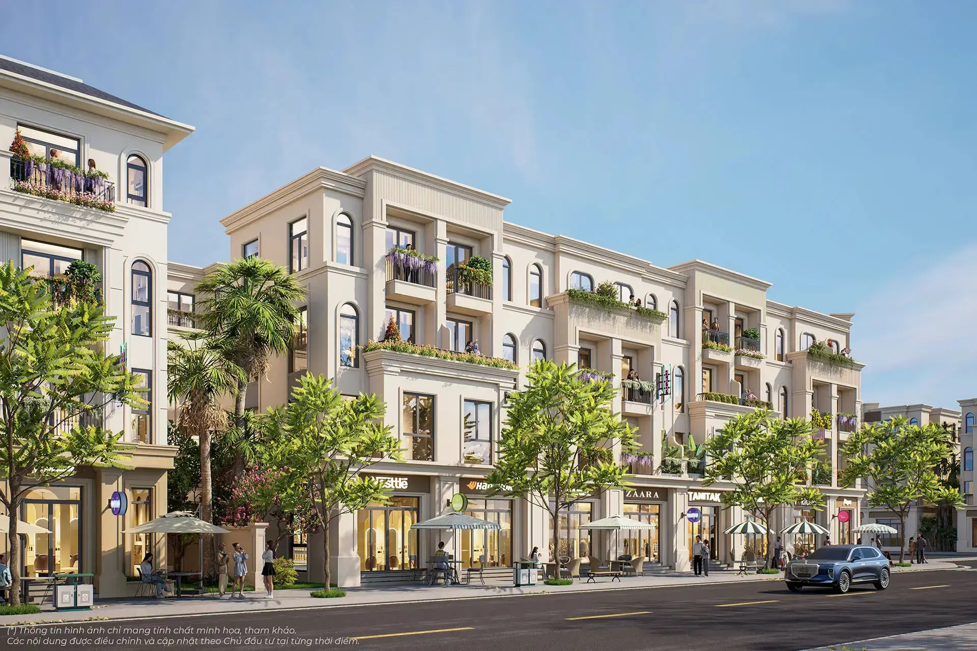 Phối cảnh Shophouse thương mại tại Vinhomes Global Sportia Phối cảnh Shophouse thương mại tại Vinhomes Global Sportia